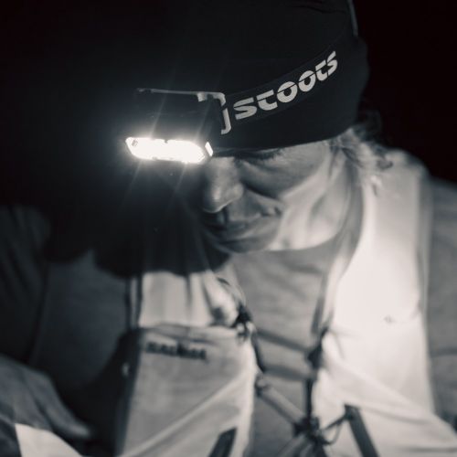 Coureur lampe frontale trail performante
